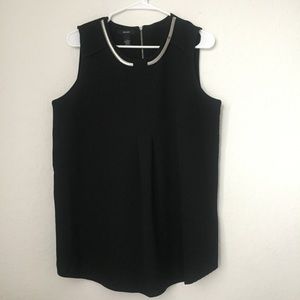 Black Classy Alfani Sleeveless Top Blouse